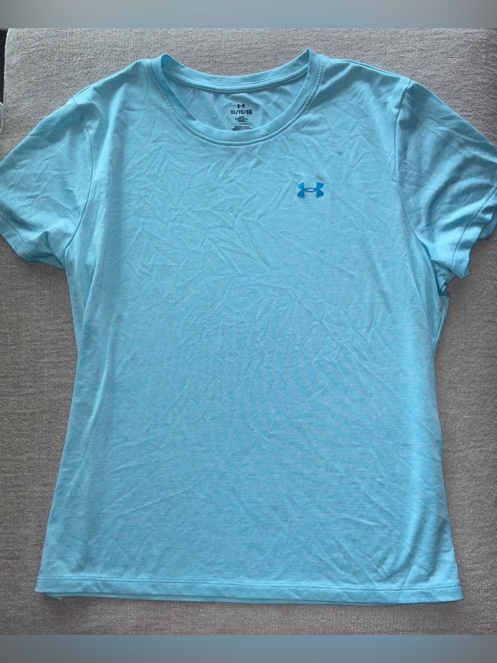 Under Armour Aqua Blue Lightweight Oversized Gym Tee | XL Athleisure Activewear
